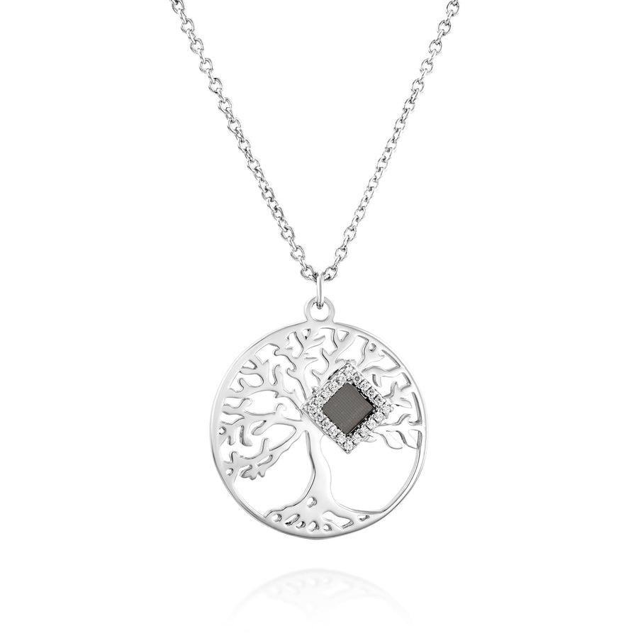 14k Solid Gold Tree of Life Necklace