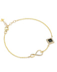14k Solid Gold Eternal Love Bracelet