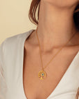14k Solid Gold Tree of Life Necklace