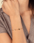 14k Solid Gold Eternal Love Bracelet