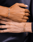 14k Solid Gold Eternal Love Bracelet