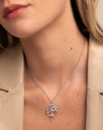14k Solid Gold Tree of Life Necklace